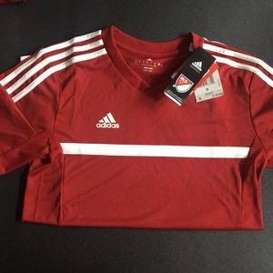 NWT Women’s Adidas March Shirt Red Small